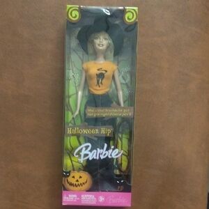 2006 Halloween Hip Barbie Doll with Orange and Black Outfit